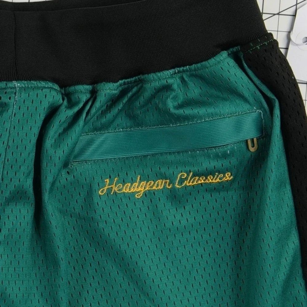 Headgear Classics Shorts Mens Size Medium Green Mesh Don't Be‎ A Menace 1996